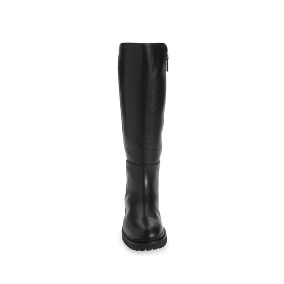NEW Aquatalia Mattie Water Resistant Leather/Suede Tall Boots Black Size 6.5 - Picture 3 of 8
